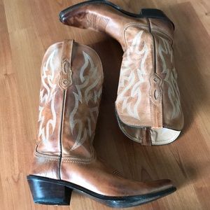 Nocona Tan Cowboy Boots